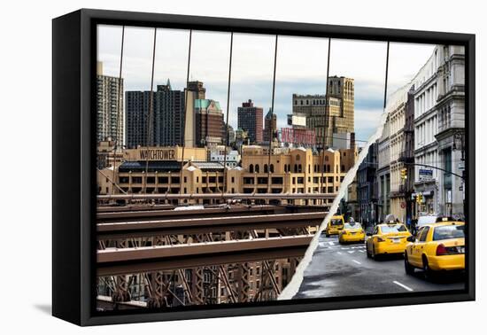 Dual Torn Posters Series - New York City-Philippe Hugonnard-Framed Stretched Canvas