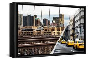 Dual Torn Posters Series - New York City-Philippe Hugonnard-Framed Stretched Canvas