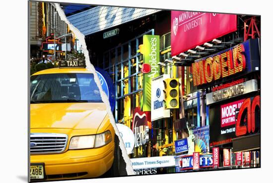 Dual Torn Posters Series - New York City-Philippe Hugonnard-Mounted Photographic Print