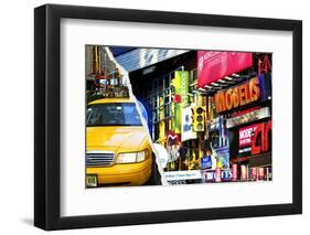 Dual Torn Posters Series - New York City-Philippe Hugonnard-Framed Photographic Print