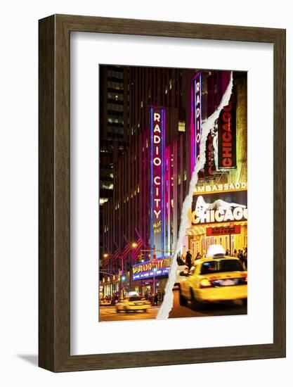 Dual Torn Posters Series - New York City-Philippe Hugonnard-Framed Photographic Print