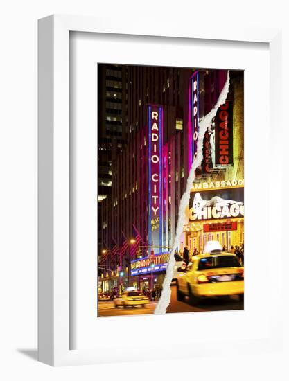 Dual Torn Posters Series - New York City-Philippe Hugonnard-Framed Photographic Print