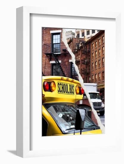 Dual Torn Posters Series - New York City-Philippe Hugonnard-Framed Photographic Print