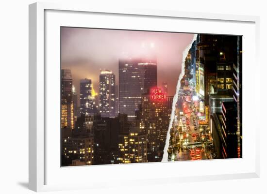 Dual Torn Posters Series - New York City-Philippe Hugonnard-Framed Photographic Print