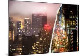 Dual Torn Posters Series - New York City-Philippe Hugonnard-Mounted Photographic Print