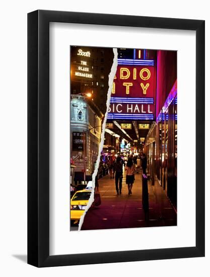 Dual Torn Posters Series - New York City-Philippe Hugonnard-Framed Photographic Print