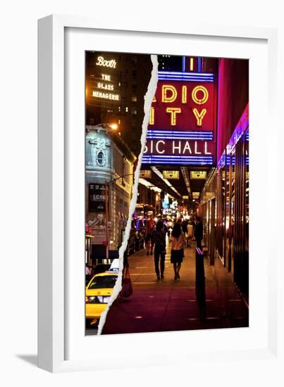 Dual Torn Posters Series - New York City-Philippe Hugonnard-Framed Photographic Print