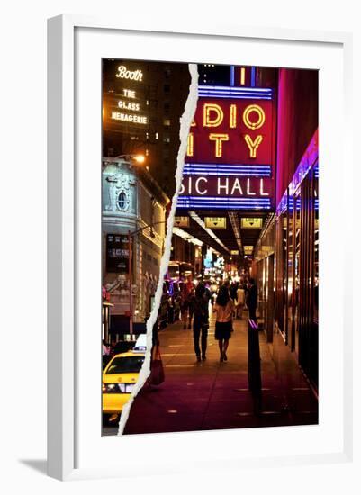 Dual Torn Posters Series - New York City-Philippe Hugonnard-Framed Photographic Print