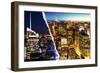 Dual Torn Posters Series - New York City-Philippe Hugonnard-Framed Photographic Print