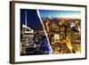 Dual Torn Posters Series - New York City-Philippe Hugonnard-Framed Photographic Print