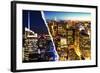 Dual Torn Posters Series - New York City-Philippe Hugonnard-Framed Photographic Print