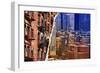 Dual Torn Posters Series - New York City-Philippe Hugonnard-Framed Photographic Print