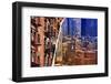 Dual Torn Posters Series - New York City-Philippe Hugonnard-Framed Photographic Print