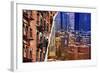 Dual Torn Posters Series - New York City-Philippe Hugonnard-Framed Photographic Print