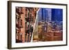 Dual Torn Posters Series - New York City-Philippe Hugonnard-Framed Photographic Print