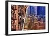 Dual Torn Posters Series - New York City-Philippe Hugonnard-Framed Photographic Print