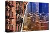 Dual Torn Posters Series - New York City-Philippe Hugonnard-Stretched Canvas