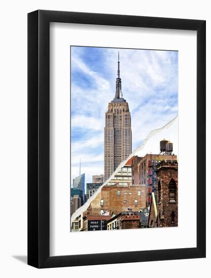 Dual Torn Posters Series - New York City-Philippe Hugonnard-Framed Photographic Print