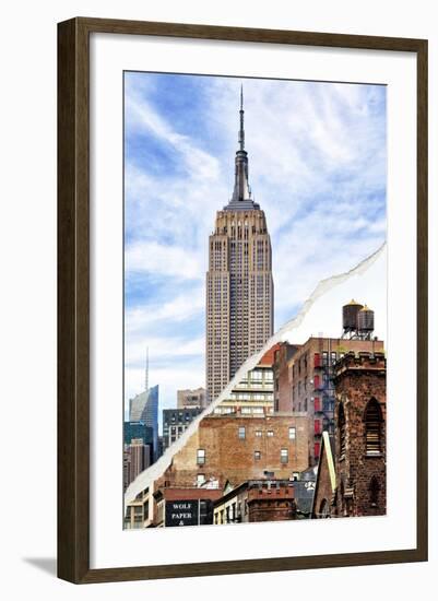 Dual Torn Posters Series - New York City-Philippe Hugonnard-Framed Photographic Print