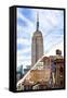 Dual Torn Posters Series - New York City-Philippe Hugonnard-Framed Stretched Canvas