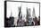 Dual Torn Posters Series - New York City-Philippe Hugonnard-Framed Stretched Canvas