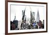 Dual Torn Posters Series - New York City-Philippe Hugonnard-Framed Photographic Print