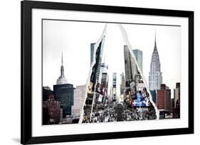 Dual Torn Posters Series - New York City-Philippe Hugonnard-Framed Photographic Print