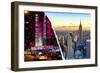 Dual Torn Posters Series - New York City-Philippe Hugonnard-Framed Photographic Print