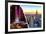 Dual Torn Posters Series - New York City-Philippe Hugonnard-Framed Photographic Print