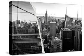 Dual Torn Posters Series - New York City-Philippe Hugonnard-Stretched Canvas