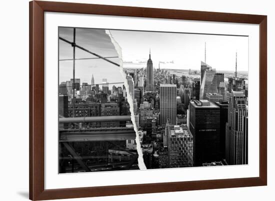 Dual Torn Posters Series - New York City-Philippe Hugonnard-Framed Photographic Print