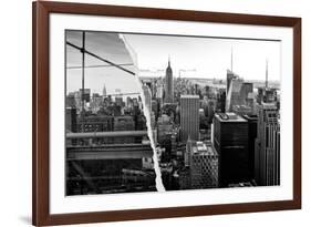 Dual Torn Posters Series - New York City-Philippe Hugonnard-Framed Photographic Print