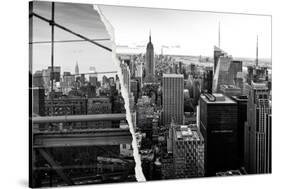 Dual Torn Posters Series - New York City-Philippe Hugonnard-Stretched Canvas