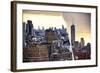 Dual Torn Posters Series - New York City-Philippe Hugonnard-Framed Photographic Print