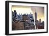 Dual Torn Posters Series - New York City-Philippe Hugonnard-Framed Photographic Print