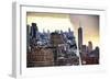 Dual Torn Posters Series - New York City-Philippe Hugonnard-Framed Photographic Print