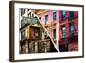 Dual Torn Posters Series - New York City-Philippe Hugonnard-Framed Photographic Print