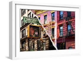 Dual Torn Posters Series - New York City-Philippe Hugonnard-Framed Photographic Print