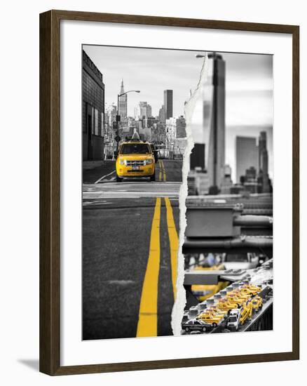 Dual Torn Posters Series - New York City-Philippe Hugonnard-Framed Photographic Print