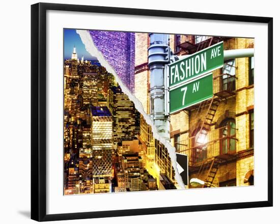 Dual Torn Posters Series - New York City-Philippe Hugonnard-Framed Photographic Print