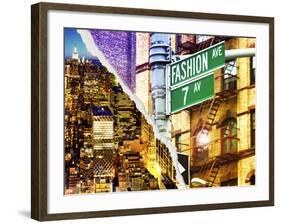 Dual Torn Posters Series - New York City-Philippe Hugonnard-Framed Photographic Print