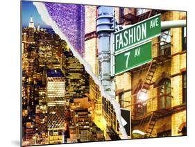 Dual Torn Posters Series - New York City-Philippe Hugonnard-Mounted Photographic Print