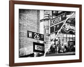 Dual Torn Posters Series - New York City-Philippe Hugonnard-Framed Photographic Print