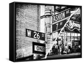 Dual Torn Posters Series - New York City-Philippe Hugonnard-Framed Stretched Canvas