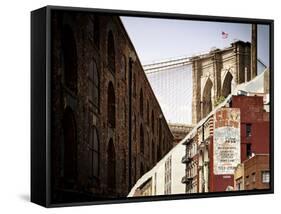 Dual Torn Posters Series - New York City-Philippe Hugonnard-Framed Stretched Canvas