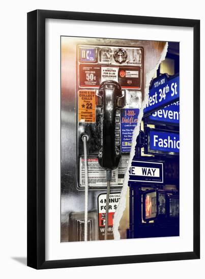 Dual Torn Posters Series - New York City-Philippe Hugonnard-Framed Premium Photographic Print