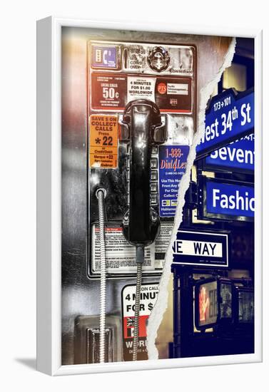 Dual Torn Posters Series - New York City-Philippe Hugonnard-Framed Photographic Print