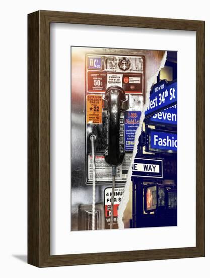 Dual Torn Posters Series - New York City-Philippe Hugonnard-Framed Photographic Print