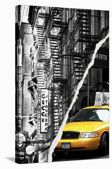 Dual Torn Posters Series - New York City-Philippe Hugonnard-Stretched Canvas