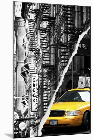 Dual Torn Posters Series - New York City-Philippe Hugonnard-Mounted Photographic Print